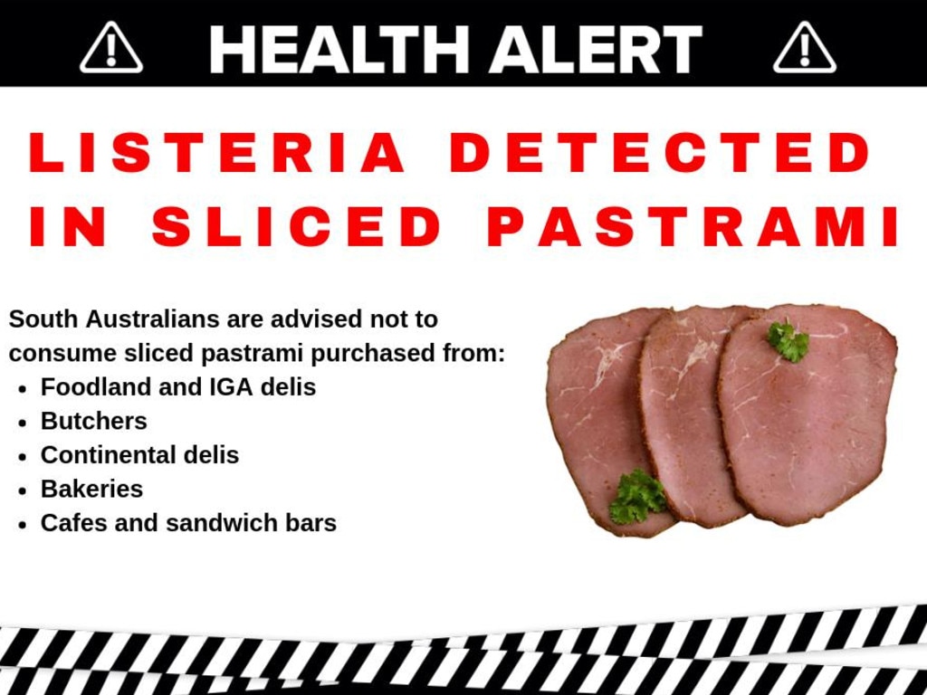 Recall Pastrami listeria detection sparks SA health warning