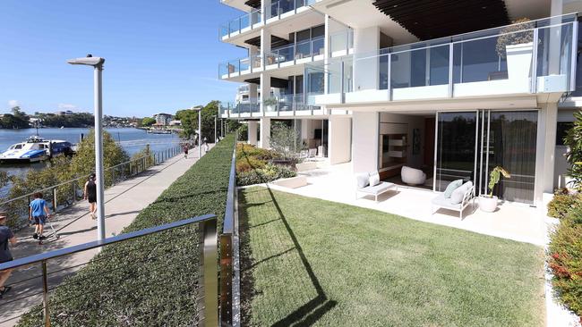 Hutchinson auctioned the riverside apartment of developer David Blanck in order to try to recoup some of the funds put into a Nerang project, Picture: Liam Kidston.