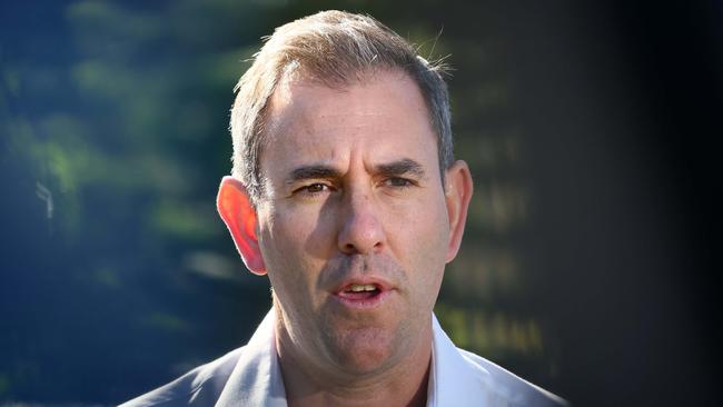 Treasurer Jim Chalmers warning of harder times ahead. Picture: NewsWire/Tertius Pickard