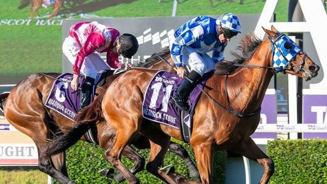 Hemlock Stone causes a huge boilover to win the Group 1 Perth Cup Picture: Western Racepix