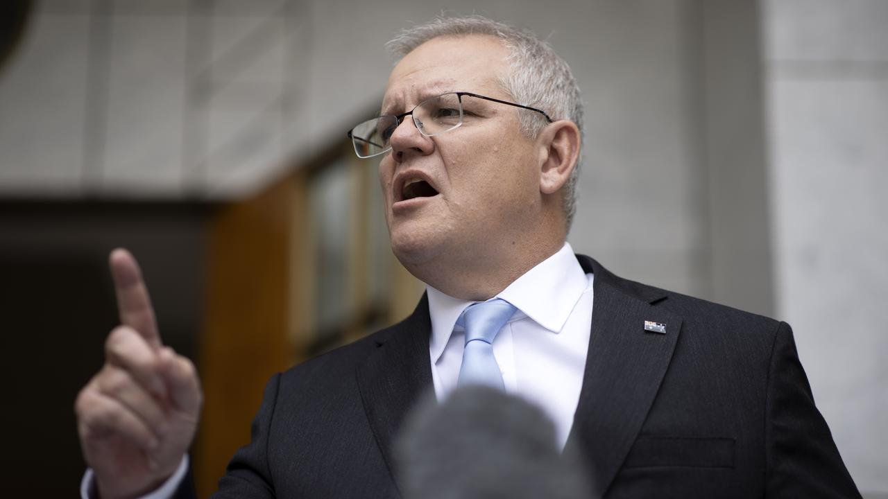 Prime Minister Scott Morrison last week demanded an apology for the tweet. Picture: NCA NewsWire/Gary Ramage