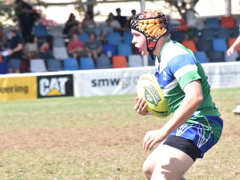 Rockhampton District Secondary Schools Rugby League grand finals, Year 9A, St Brendan’s College versus The Cathedral College Browne Park, September 10, 2022.