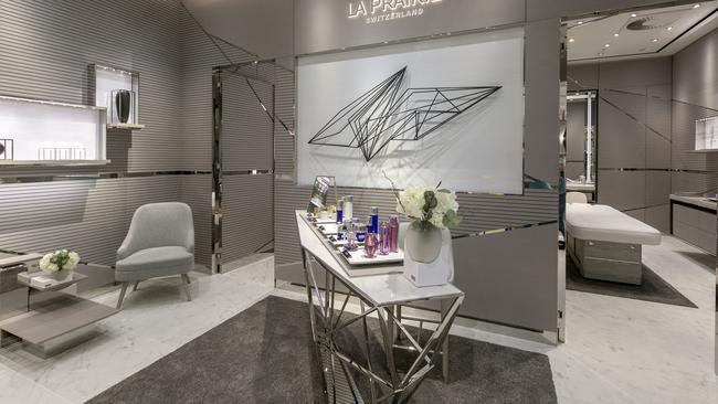 La Prairie launches the ultimate pre-flight experience. Picture: Janos Jersch