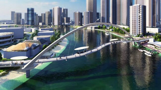 A green bridge mentioned in the report which could be linked to Surfers Paradise.