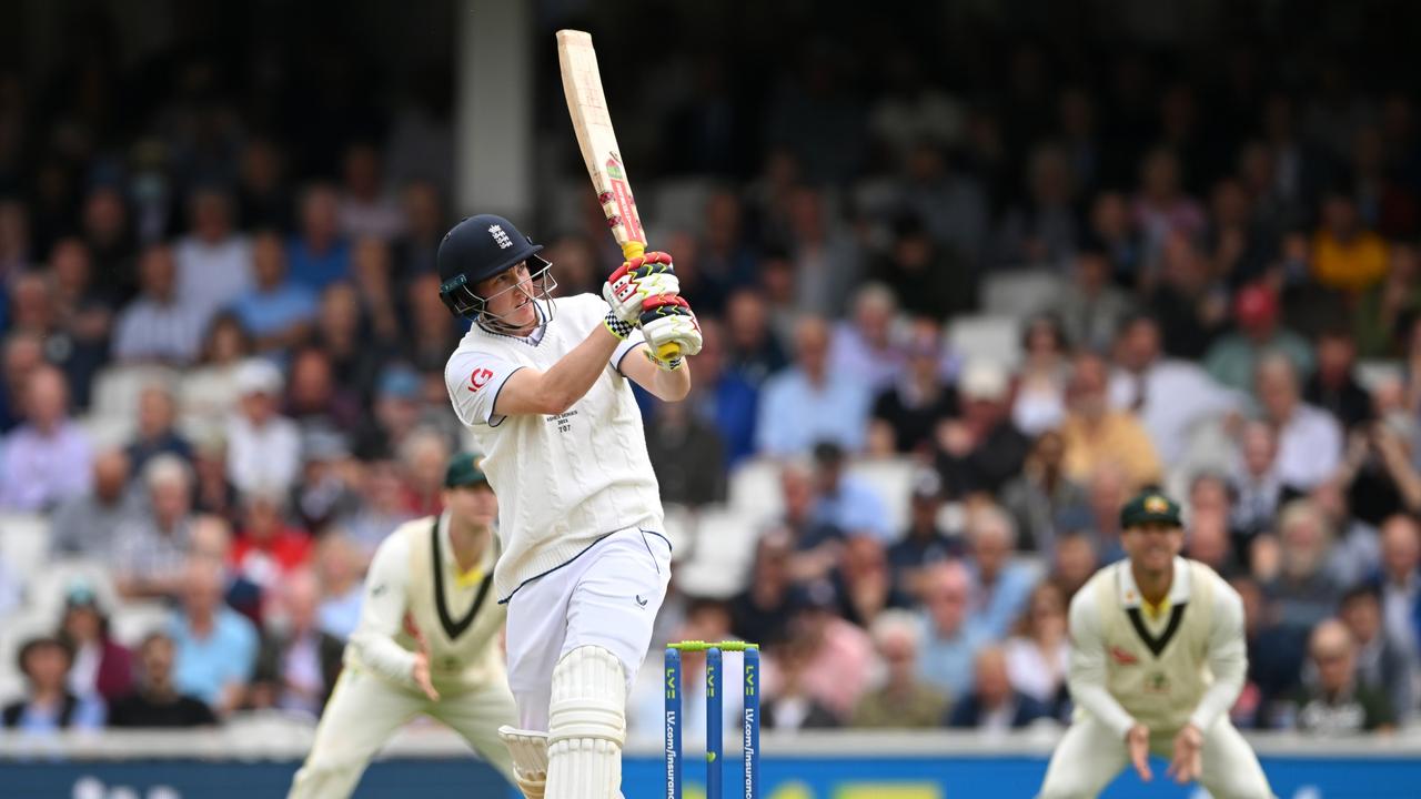 Brook has quickly emerged as one of the biggest hitters in the world, with Australian fans seeing him dominate at stages during the Ashes. Picture: Stu Forster/Getty Images