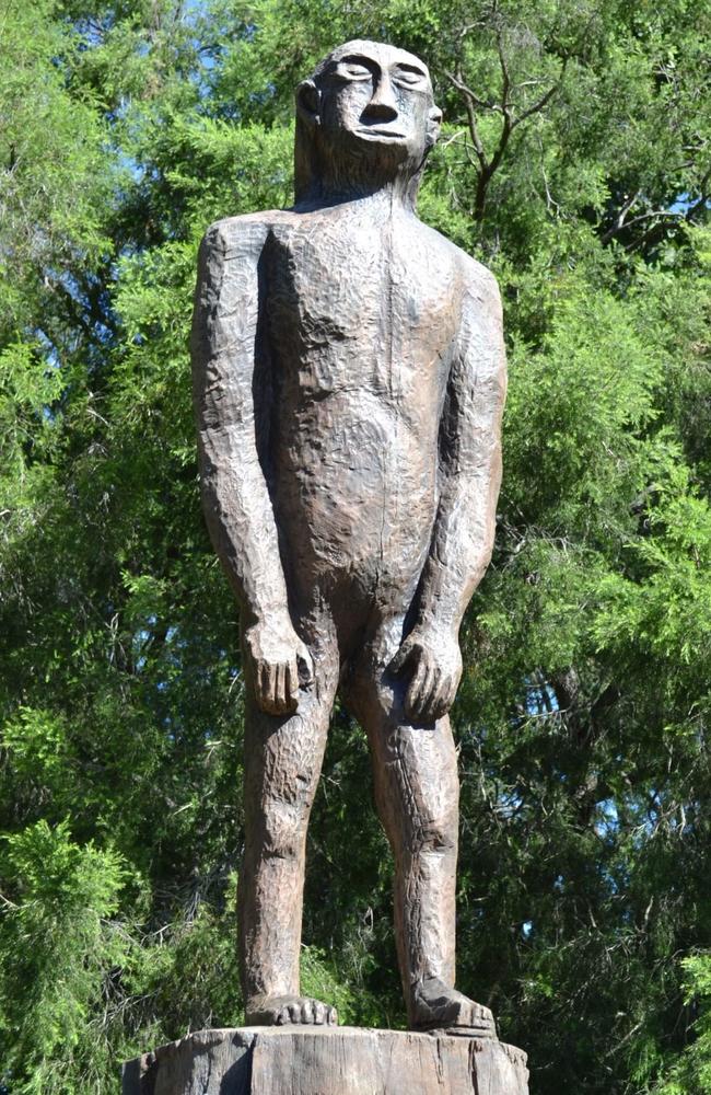 The Yowie statue at Kilcoy.