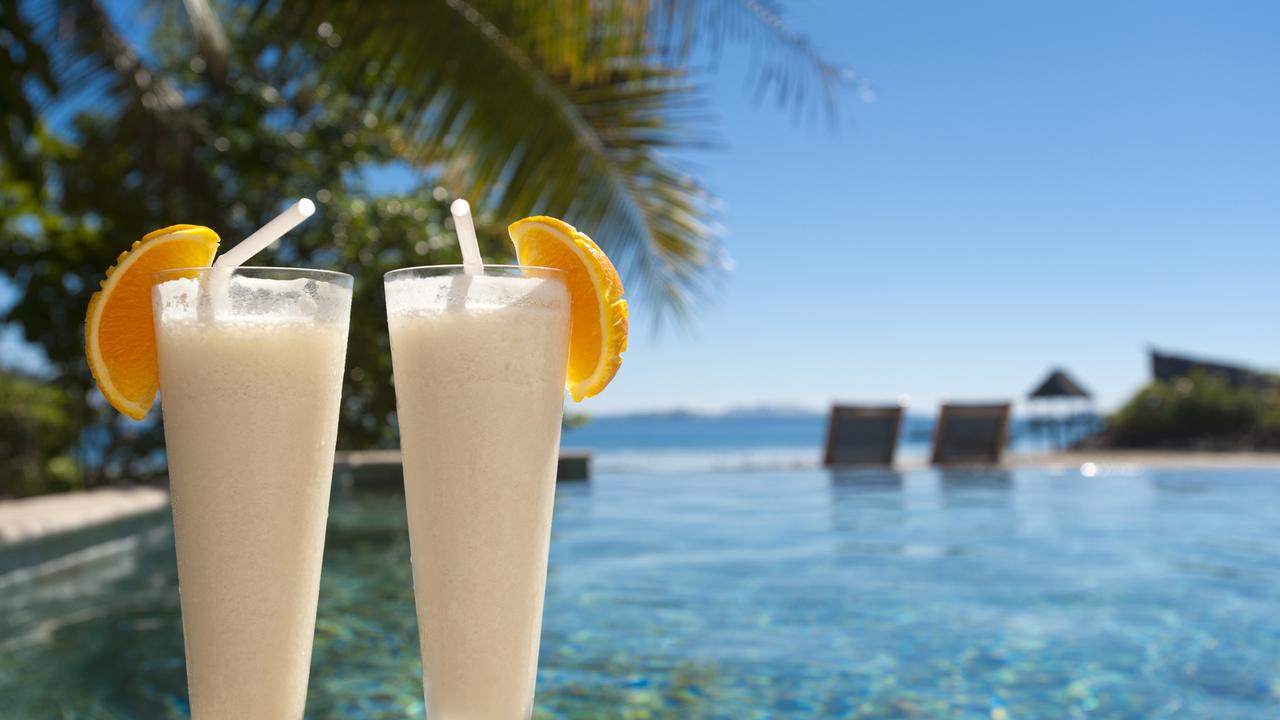 Cocktails by the pool in Fiji sounds like a perfect combo.