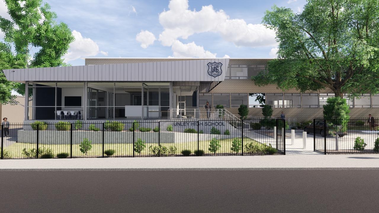Artist’s impression of the upgraded Unley dministration building.