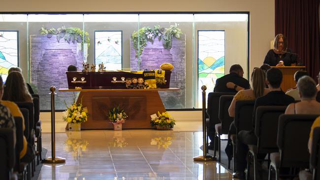 His funeral memorial service was held in Cairns. Picture: NCA NewsWire / Emily Barker