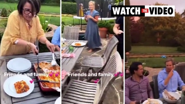 Phoebe Burgess attends family barbecue after court hearing