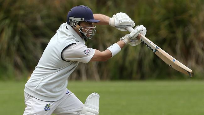 Tim Grant in action for St Bernards. Picture: Hamish Blair