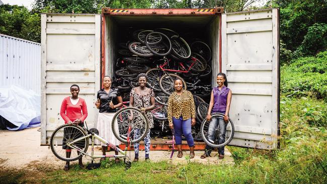 Donations for the Bwindi Women Bicycle Enterprise in Uganda.