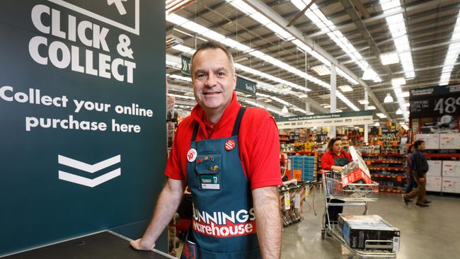 Bunnings chief executive Mike Schneider has made clear his plans to “deepen the connection with specialist trades”. Picture: Peter Mathew