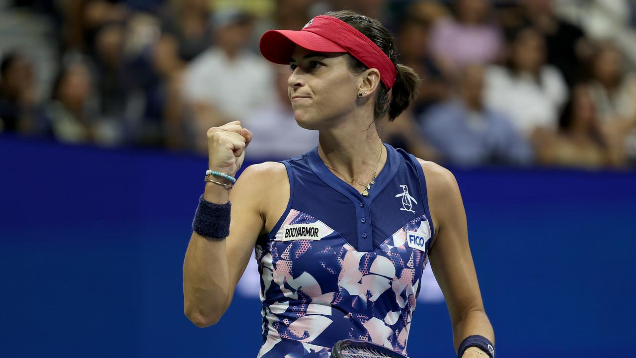 Ajla Tomljanovic has won a lot of fans with a classy display of respect to Williams. Photo by Al Bello/Getty Images.