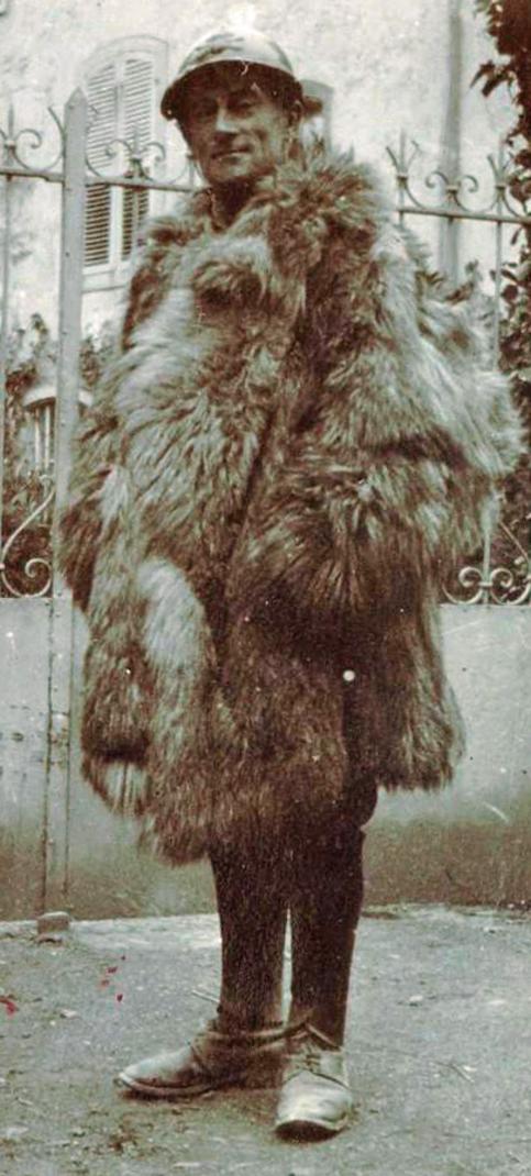 Maurice Ravel in uniform in 1916.