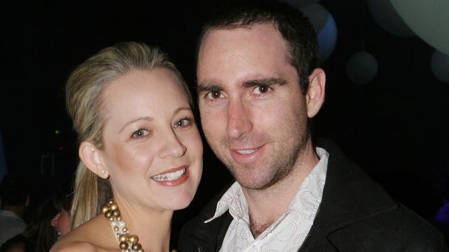 Partnership ... Carrie Bickmore’s husband Greg Lange died of brain cancer in 2010. Picture: News Corp Australia