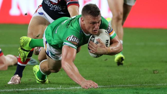 Jack Wighton is in talks to extend his contract with the Raiders. Picture: Jonathan Ng