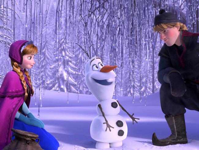 Everyone would love Olaf from ‘Frozen’ to attend their dinner party. Picture: AP Photo/Disney