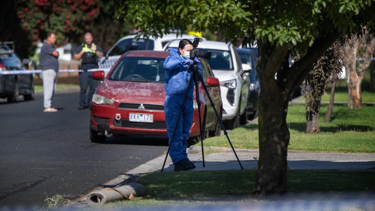 It’s understood children were asleep inside at the time of the shooting. Picture: NewsWire / Tony Gough