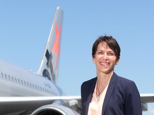 Chief Executive Officer Jetstar Group, Jayne Hrdlicka. Pic by Richard Gosling