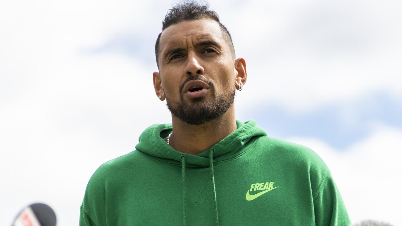 Nick Kyrgios says he has been vilified as the bad boy of tennis because of his colour. Picture: Martin Ollman