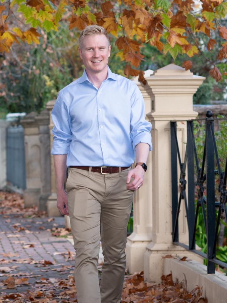 Sandy Biar pictured on Northumberland Avenue, Tusmore. The chairman of the Australian Republican Movement is seeking preselection. Picture: supplied