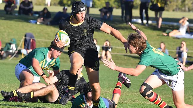 St Laurence’s centre player Mikael Ibrahim. Picture John Gass