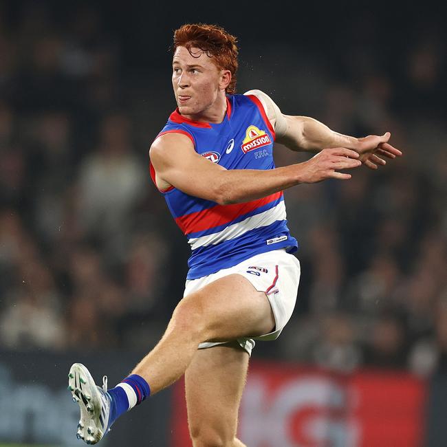 Ed Richards has become a mainstay of the Bulldogs defence.