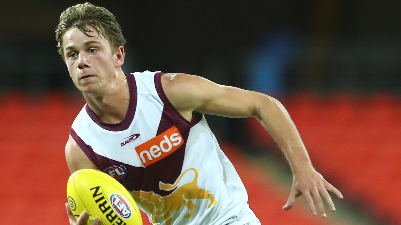 Harry Sharp made the most of extra game time in Brisbane’s pre-season hitout.