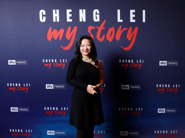 Cheng Lei at the Sky News screening of her documentary, My Life. Picture: Supplied.