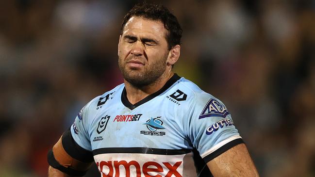 Dale Finucane will miss the next two games for the Sharks. Picture: Matt Blyth/Getty Images