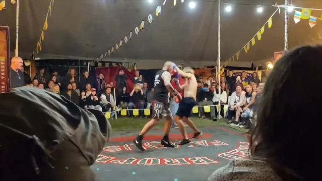 Fred Brophy's Boxing Troupe in Burnett Heads