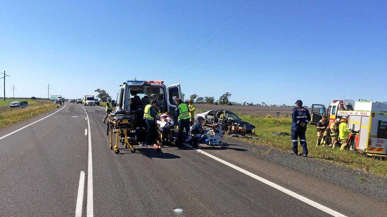 The 18-year-old driver has had to learn to walk again after the crash. Picture: Contributed