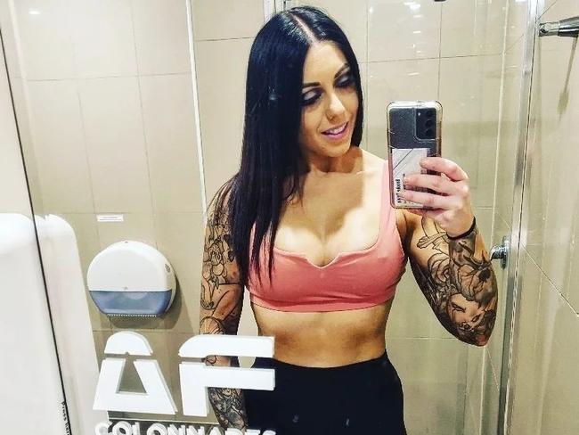 Brooke Thiele. Picture: Instagram/chook_fit