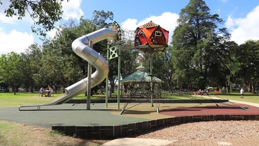 The playground at Queens Park.