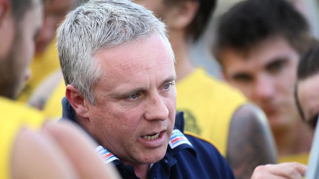 Eagles Coach Michael Godden. Picture: AAP Image/Dean Martin