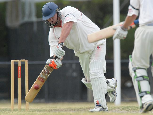 Baden Powell batsman Josh Waldron.