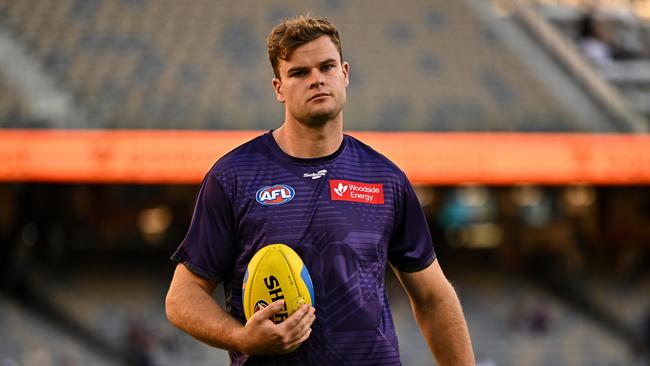 Sean Darcy is battling another injury. Picture: Daniel Carson/AFL Photos via Getty Images