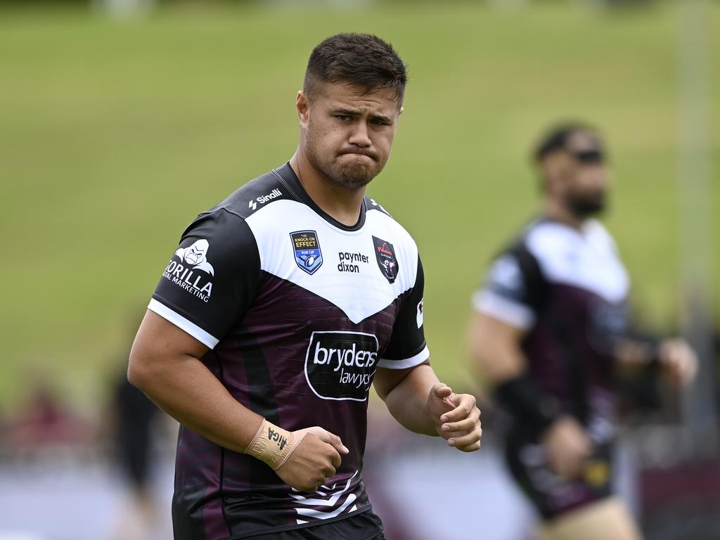 Josh Schuster playing for Blacktown Workers in the NSW Cup.