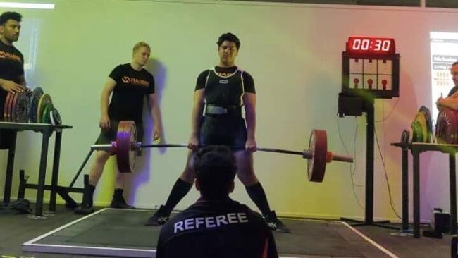 IRON MAN: 21 year-old Nicholas Findelator from Biloela wins deadlift State Championship at his first ever competition.