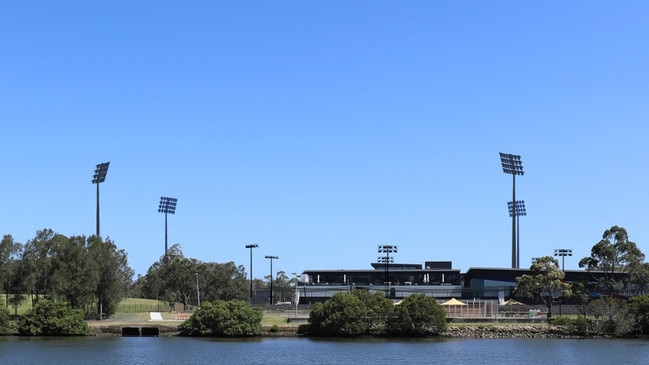 A concept image of the new light poles as seen from the Parramatta River.