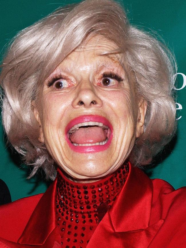 Carol Channing in 2004.  Picture:  AFP