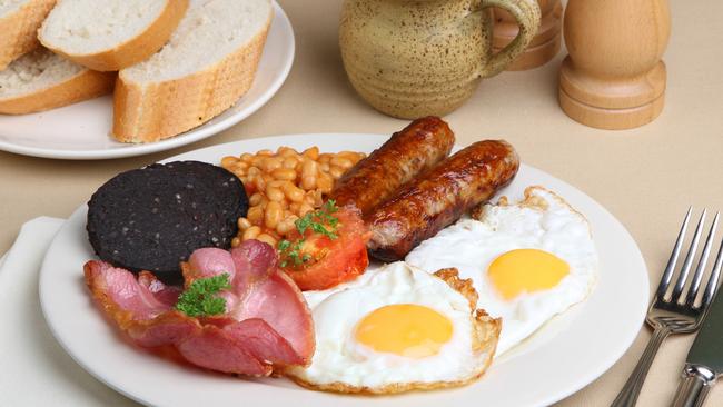 Those who enjoy a full English breakfast pay more for a vegetarian one.