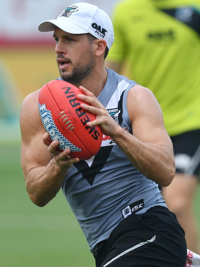 Former Port Adelaide captain Travis Boak.