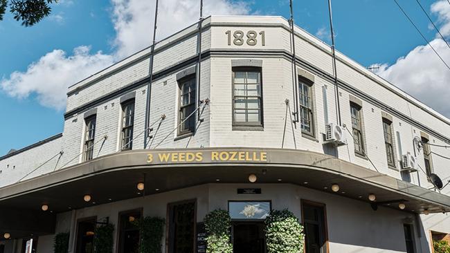 Totti’s is set within the Three Weeds Hotel in Rozelle. Picture: Supplied/Merivale