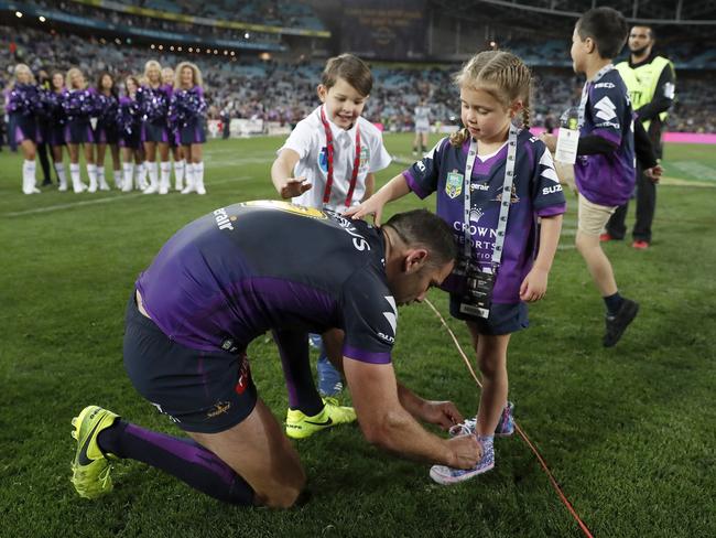 Cameron Smith wants to spend more time with his family. Picture: Brett Costello