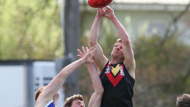 Daniel Velden in action for Bacchus Marsh. Picture: David Crosling