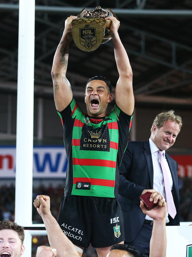 The ultimate moment in the 2014 NRL Grand Final. (Phil Hillyard)