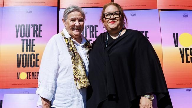Uluru Dialogue co-chairs Pat Anderson and Megan Davis. Picture: Aaron Francis/NewsWire