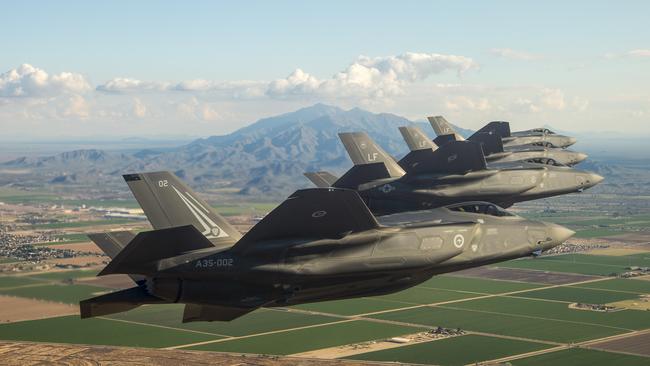 First Royal Australian Air Force F-35A Lightning II Arrives at Luke Air force Base in Arizona.